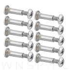 10 x Złącze meblowe śrubowe Ø 8 mm M6 (30 - 40 MM) do szafek, płyt meblowych - 5