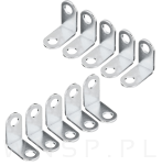 Kątownik montażowy 10 sztuk, 20 X 20 mm, 2 otworowy - 3