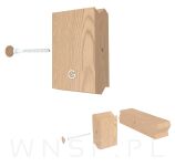 Zaślepki drewniane 100 sztuk do otworu Ø 15 mm jesion, surowe - 5