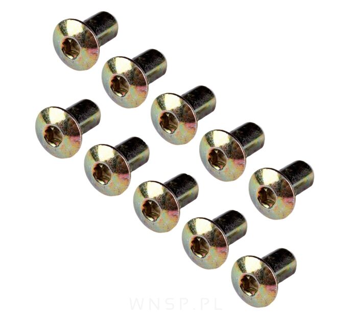 M6 X 12 mm, nakrętka Ericson wypukła