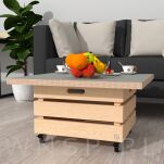 Zestaw kółek Ø 50 mm, gumowane czarne z hamulcem i podstawą w kolorze czarnym - 5