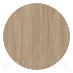 Zestaw 2 półek ściennych w dekorze dębu 500 x 200 x 18 mm, ze wspornikami montażowymi - 3