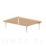 Noga stalowa stożek 23 cm cm, z blachą montażową, złoty antyczny - 11