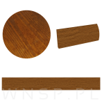 Listwa ścienna, na haczyki lub wieszaki 625 x 80 x 18 mm, lakier orzech - 3