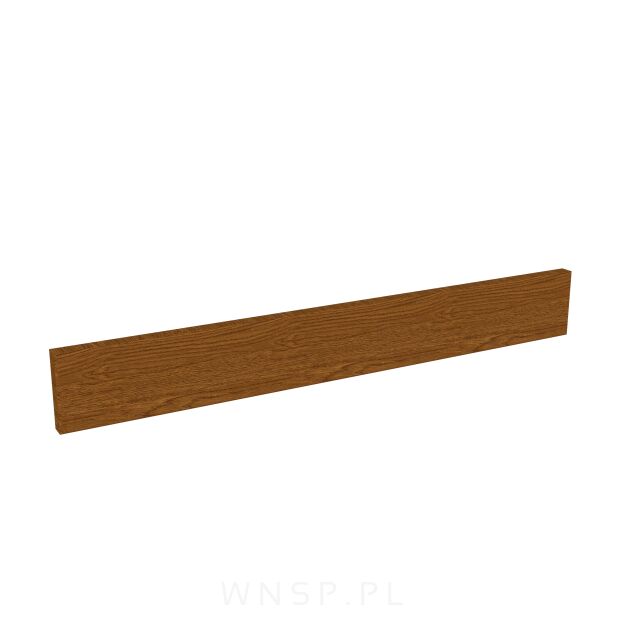 Listwa ścienna, na haczyki lub wieszaki 625 x 80 x 18 mm, lakier orzech