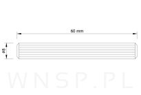 100 X kołek drewniany meblowy ø 8 X 60 mm - 2