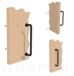 Uchwyt meblowy Sirmione 192 mm czarny - 5