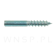 Szpilka drewno-metal M6 x 40 mm - 3