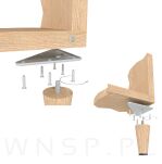 Wkręty hartowane stożkowe do drewna 4,0 X 16 mm - 7