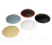 Odbojnik do ściany samoprzylepny fi 60 mm - brązowy - 6