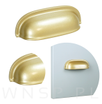 Uchwyt meblowy Valencia 64 mm złoty piaskowy - 2