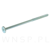M6 X 130 mm metryczny z łbem walcowym SW 4 - 4