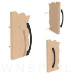 Uchwyt meblowy CIF 128 mm czarny - 5
