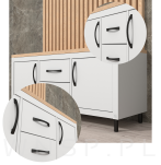 Uchwyt meblowy CIF 128 mm czarny - 3