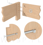 M6 X 65 mm metryczny z wprowadzeniem, SW-4 - 5