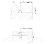Śruby do łóżka, 10 kpl. zestaw montażowy wkręty, śruby do montażu łóżeczka M6 x 55 mm - 4
