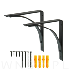 Wspornik do półki ściennej 200 x 180 x 25 mm - 7