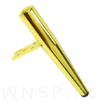 Noga stalowa PIN 15 CM, z blachą montażową, złota - 3