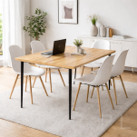 Zestaw czarnych metalowych nóg meblowych 71 cm – elegancja i funkcjonalność - 3