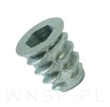 M6 X 15 mm - Nakrętka mufa do drewna typ DC - 5