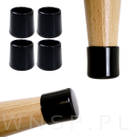 Ślizgacz ochronny PVC okrągły na nogę Ø 12 mm czarny - 6