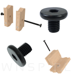 Wkręt metryczny z łbem walcowym M8 x 10 mm, ocynk czarny - 4