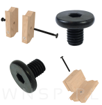 Wkręt metryczny z łbem walcowym M8 x 10 mm, ocynk czarny - 6