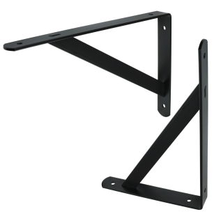 Wspornik do półki ściennej ze wzmocnieniem, 300 x 200 x 25 mm