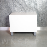 Nóżka bukowa szary mat 15 cm, walcowa 60 mm z blachą - 5