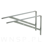 Wspornik, konsola do półki ściennej, wiszącej 500 x 330 x 29 mm - 4