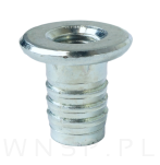 Mufa wbijana  M8 x 16 mm do stopek meblowych - 6