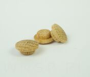 Zaślepki drewniane 20 sztuk do otworu Ø 10 mm dąb, surowe - 3