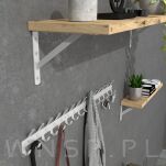 Mocny wspornik do półki ściennej, wiszącej 280 x 400 x 30 mm - 7