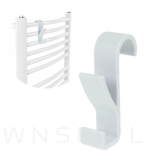 Wieszaki podwójne, 3x haczyki na ręczniki na grzejnik, kaloryfer, drabinkę łazienkową - 5