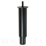 4x Noga stalowa regulowana 15 - 25 CM ze szpilką M8 x 25 mm, czarna - 4