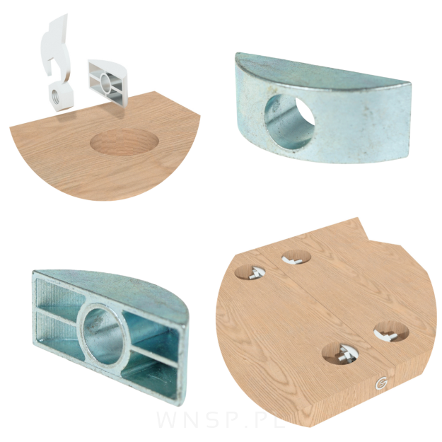 Podkładka Maxi Moon Line 10 sztuk pod otwór fi 45 mm