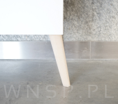 Zestaw nóżki proste 25 CM, surowe, ze szpilką M8 X 25 MM + Blachy - 11