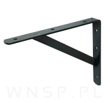 Mocny wspornik do półki ściennej, wiszącej 200 x 250 x 30 mm - 4