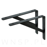 Mocny wspornik do półki ściennej, wiszącej 200 x 250 x 30 mm - 6