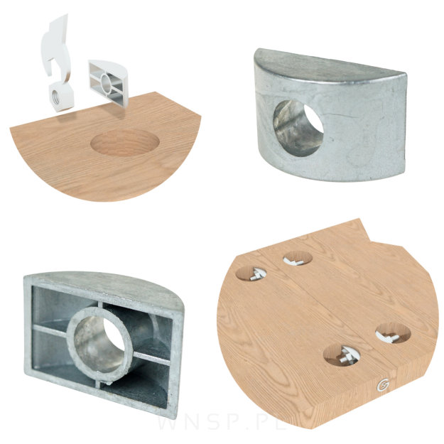 Podkładka Maxi Moon Line 10 sztuk pod otwór fi 35 mm