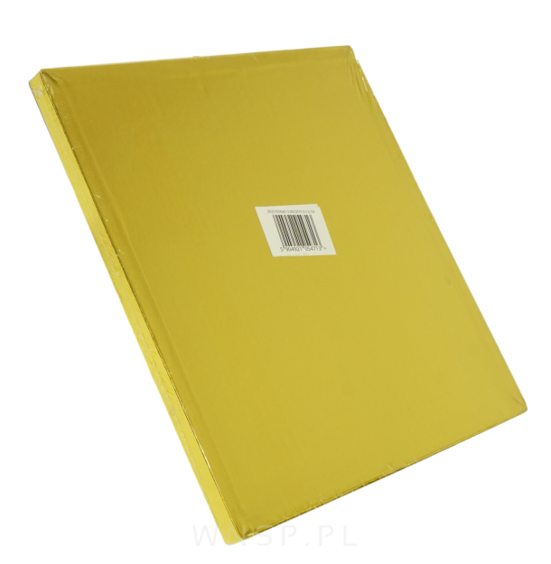 Podkład pod tort 30 x 30 cm kwadrat, dekoracja na urodziny gruby sztywny złoty