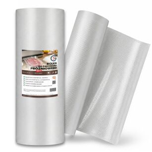 25 CM X 10 M - Moletowana rolka do pakowania próżniowego