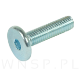 M6 X 25 mm metryczny z łbem walcowym SW 4 - 4