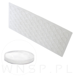 Odbojniki silikonowe samoprzylepne do drzwi mebli szuflad nóżki fi 10 x 1 mm - 4