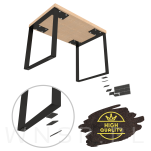 Podkładki filcowe 50 X 50 brąz (100 szt.) - 3