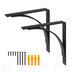 Wspornik do półki ściennej RADIUS 200 x 180 x 25 mm - 7