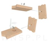 Mocne złącze 100 sztuk M8 do mebli Ø 40, schodów, stołów, łóżek połączenie 90 stopni - 7