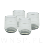 Ślizgacz ochronny PVC okrągły na nogę Ø 22 mm transparentny, z filcem - 2