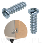 6,3 X 20 mm eurowkręt z łbem walcowym - 3