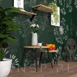 Noga stalowa skośna stożek 35 cm, z blachą montażową, czarna matowa - 5